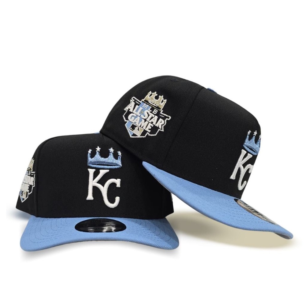 Black Kansas City Royals Curved 2012 AllStar Game patch New Era 9fifty Snapback